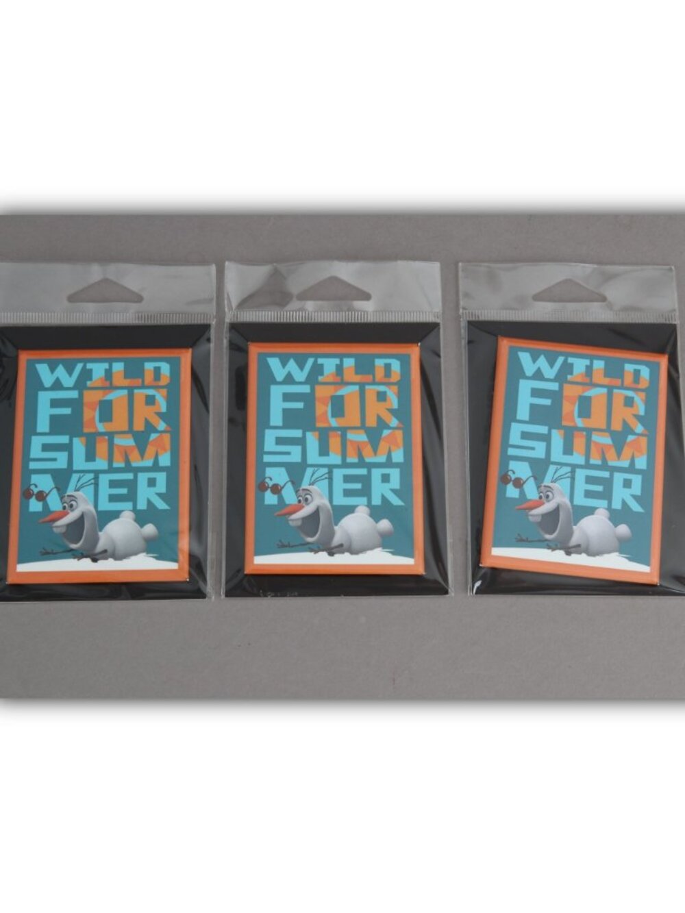 Lot of 3 Disney Frozen Olaf Wild for Summer magnets YOU GET 3 MAGNETS NEW!!!